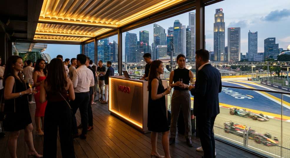 HUGO 在 F1™ 新加坡大奖赛上继续将赛车运动融入文化