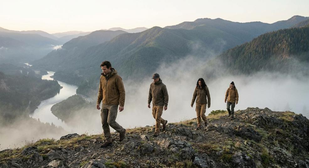 溯之东方任我逍遥，李宁 CF 溯户外型录发布第一张图