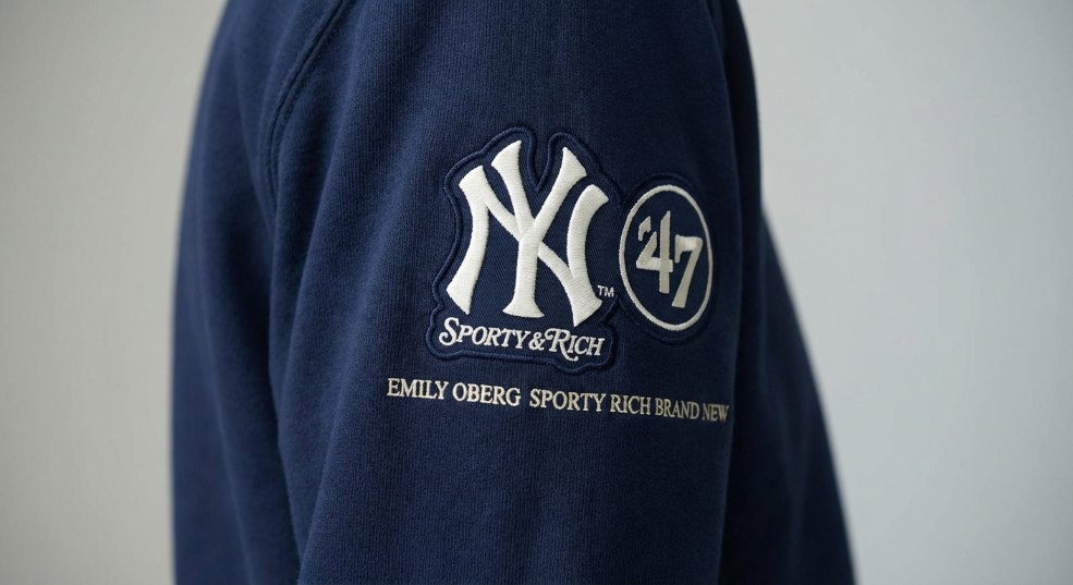 Sporty & Rich x ’47 Brand x The New York Yankees 三方联名系列登场第二张图