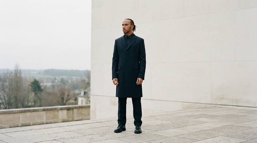DIOR 发布首支 Lewis Hamilton 主题广告大片第一张图