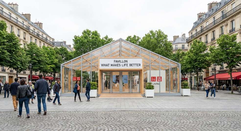 优衣库在巴黎举办沉浸式体验博览会第一张图