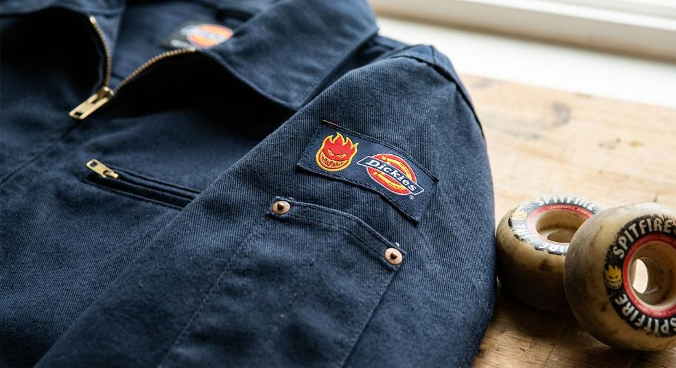 Dickies 携传奇滑板品牌 SPITFIRE 推出联名滑板系列第二张图