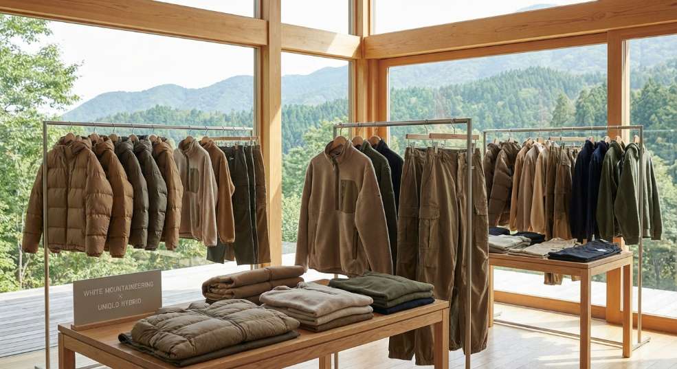 White Mountaineering x UNIQLO 推出可循环合作系列第一张图