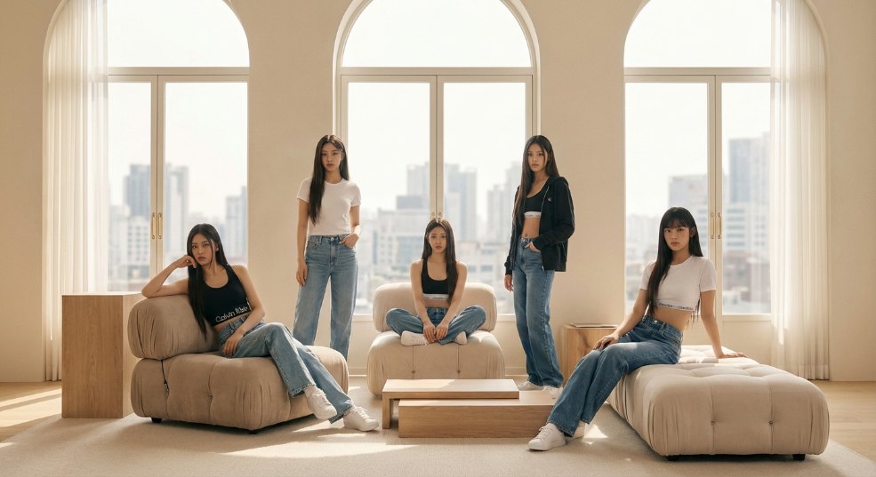 NewJeans x Calvin Klein 合作 Campaign 发布