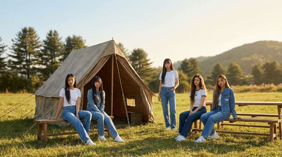 NewJeans x Calvin Klein 合作 Campaign 发布第一张图