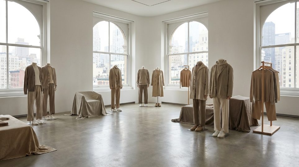 KITH x AURALEE 最新合作系列亮相第一张图