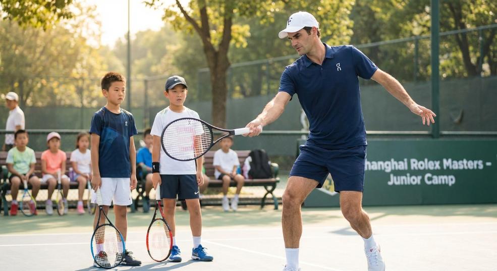 罗杰·费德勒亮相 On昂跑 上海见面会第一张图