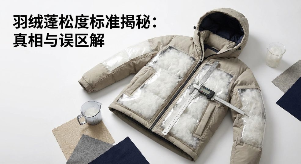 羽绒蓬松度标准揭秘：真相与误区解析