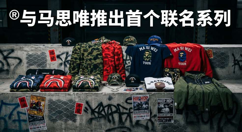 A BATHING APE® 与马思唯推出首个联名系列