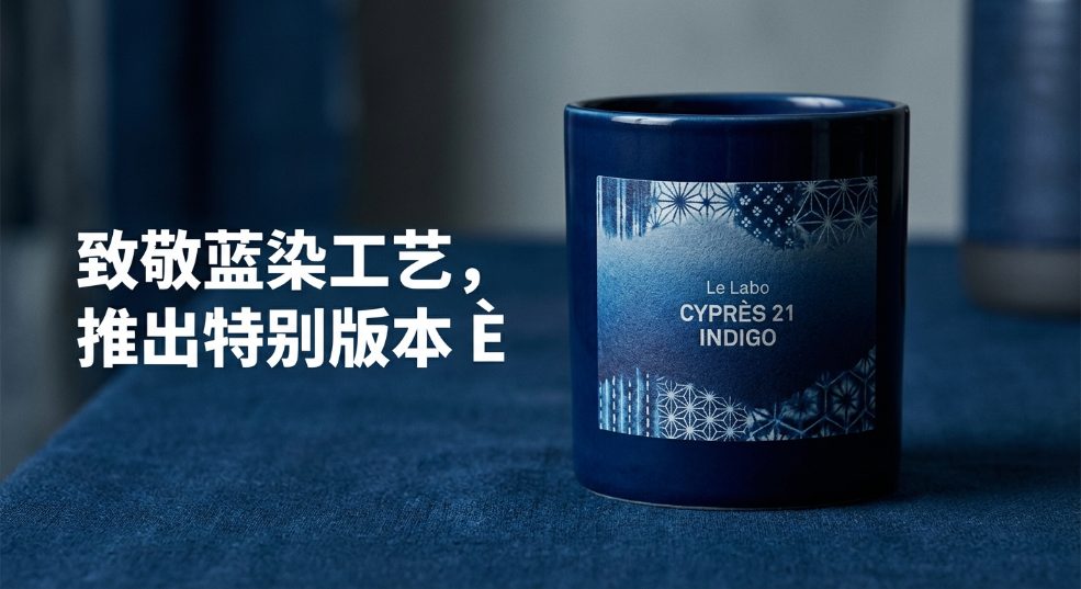 致敬蓝染工艺，Le Labo 推出特别版本 CYPRÈS 21 INDIGO