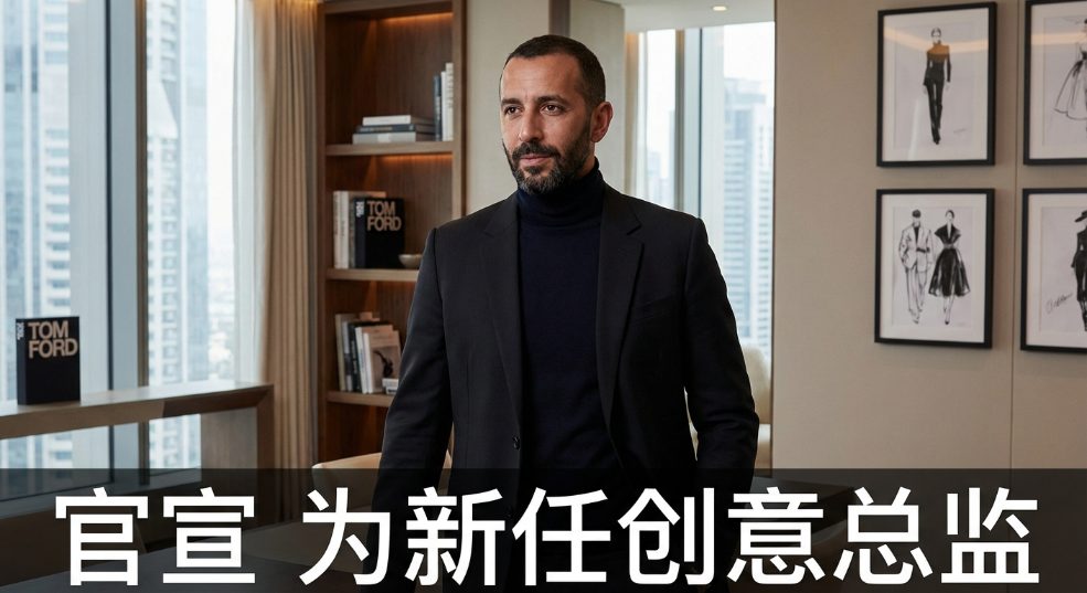 TOM FORD 官宣 Haider Ackermann 为新任创意总监