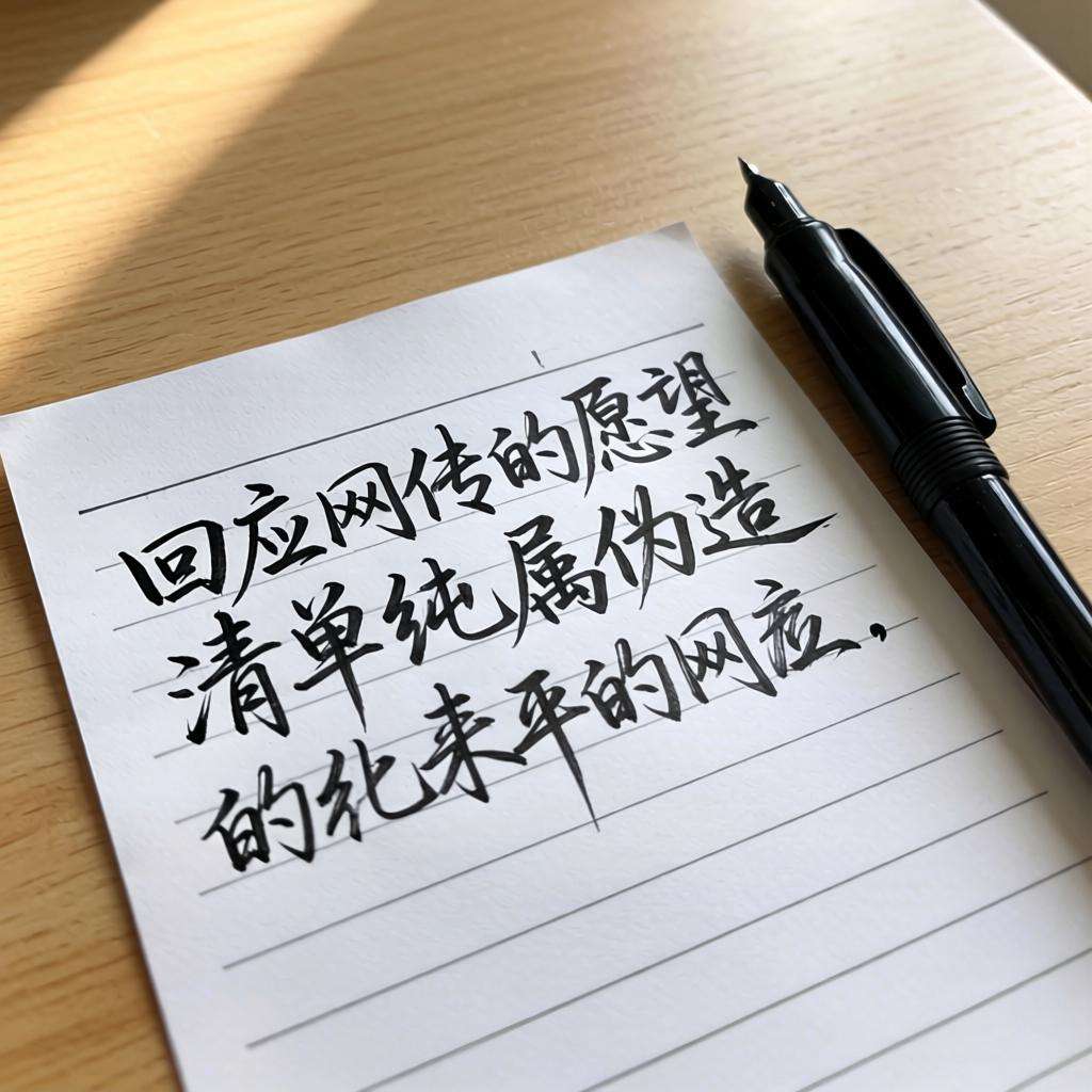 Ye 回应网传的「愿望清单」纯属伪造