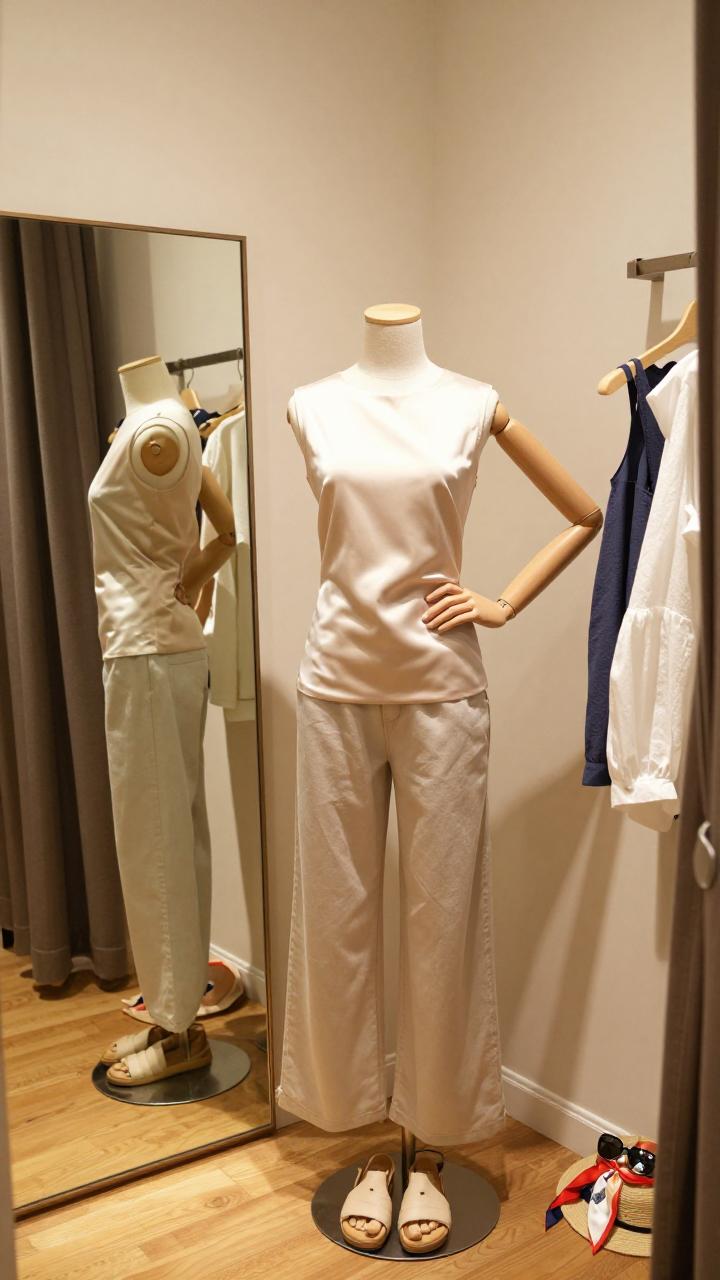 无袖清凉设计：夏日衣橱的避暑神器与时尚新宠第一张图