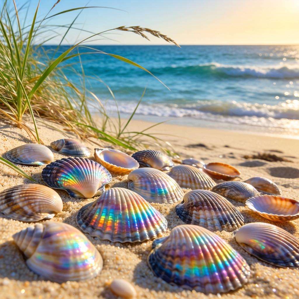 贝壳扣天然光泽：细看海洋之美与时尚的完美结合第一张图