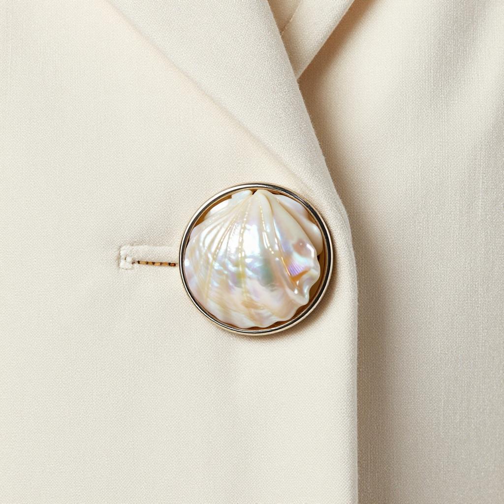 贝壳扣天然光泽：细看海洋之美与时尚的完美结合第二张图