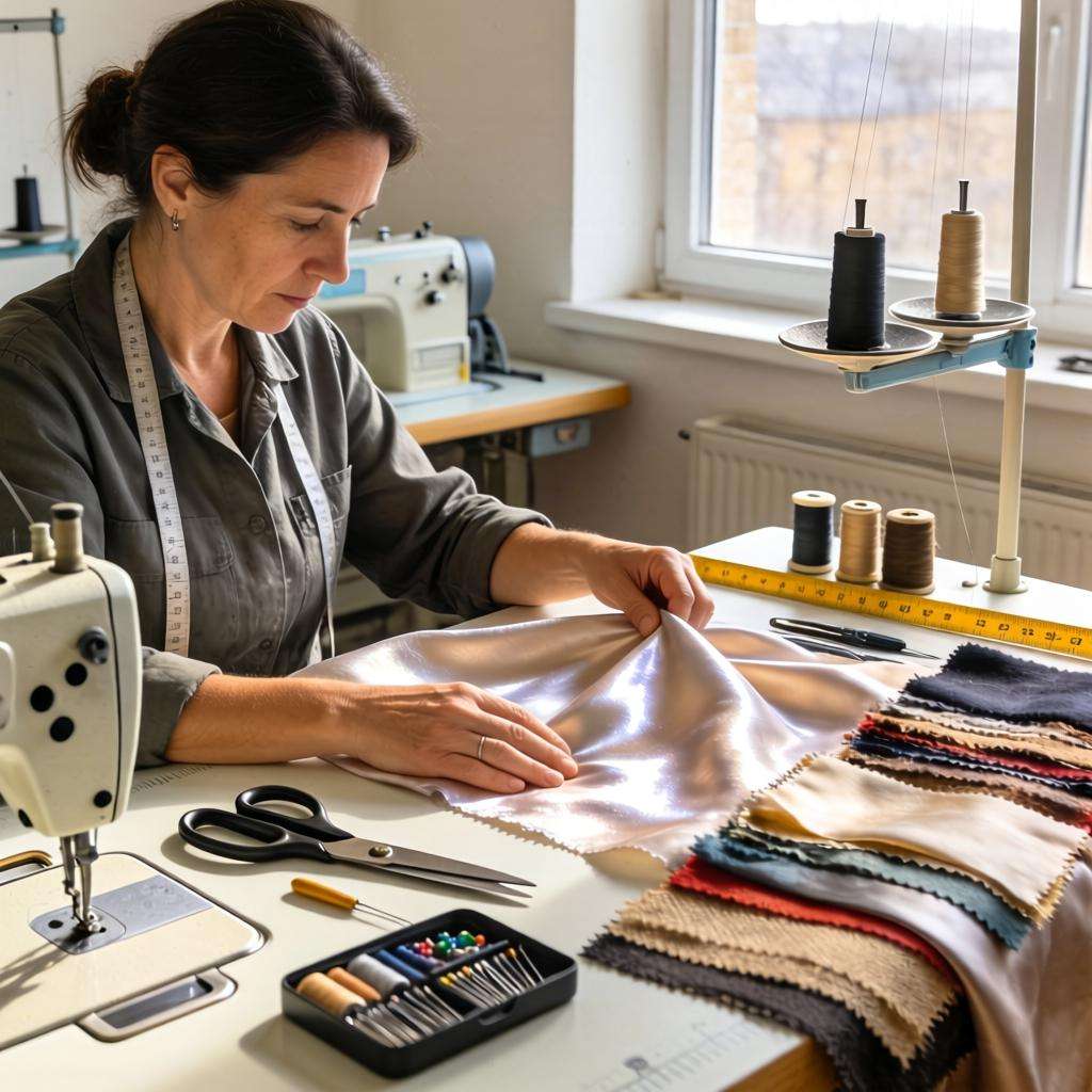 醋酸里料光泽：服装材质中的光影魔术师解析第一张图