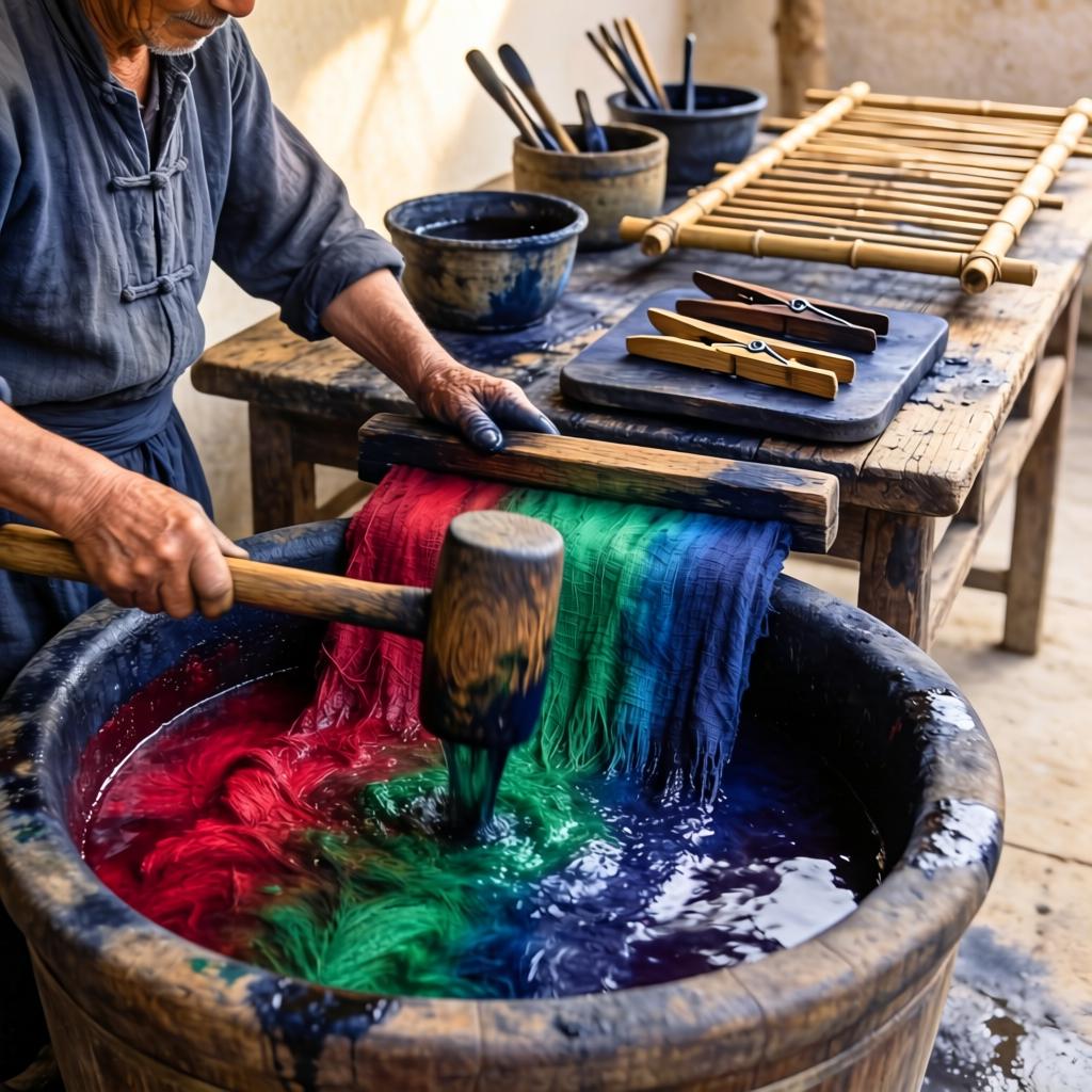 服装染色工艺揭秘：从古法到最新科技的演变与实践第一张图