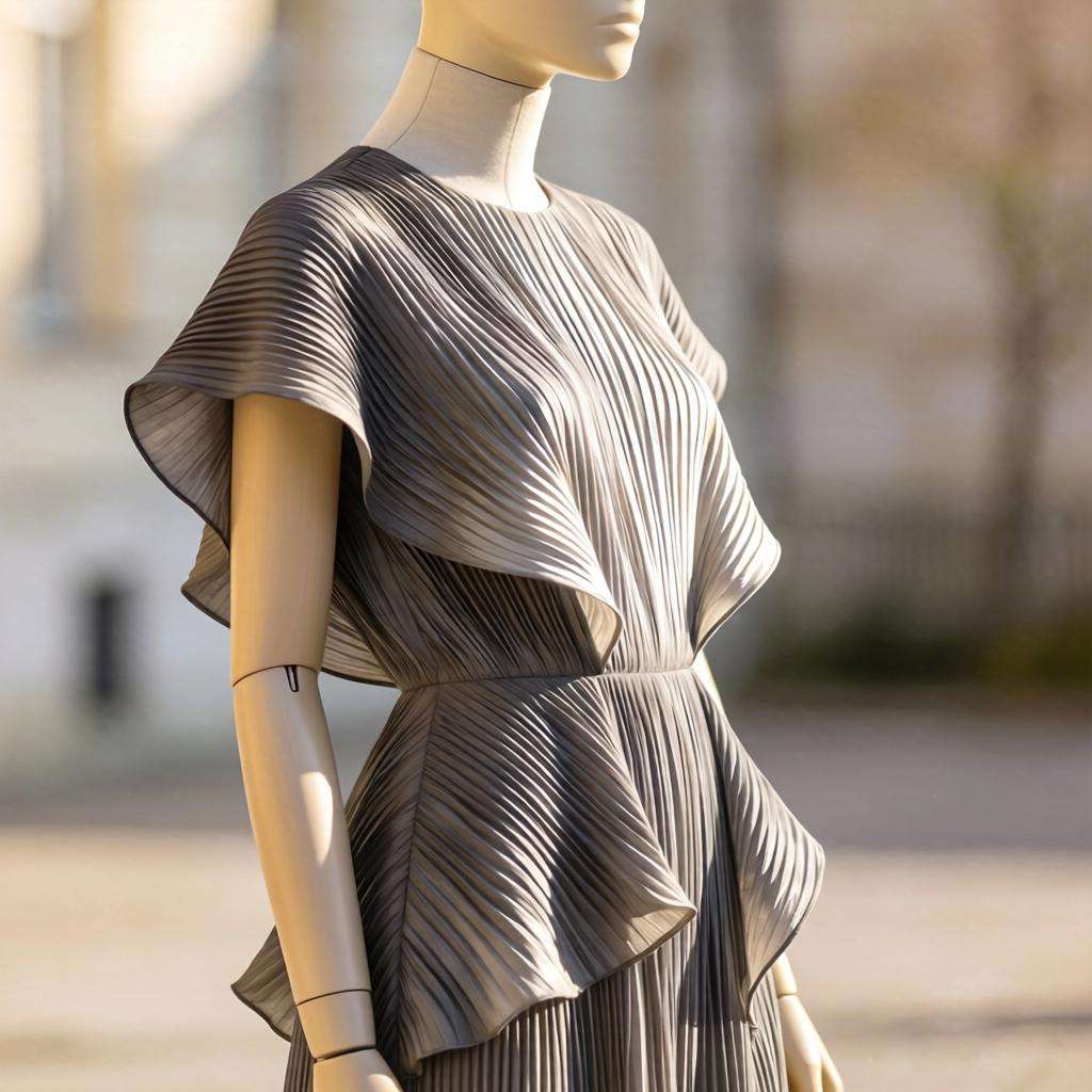 揭秘褶皱设计美学：服装中的浪漫与创新之道第二张图