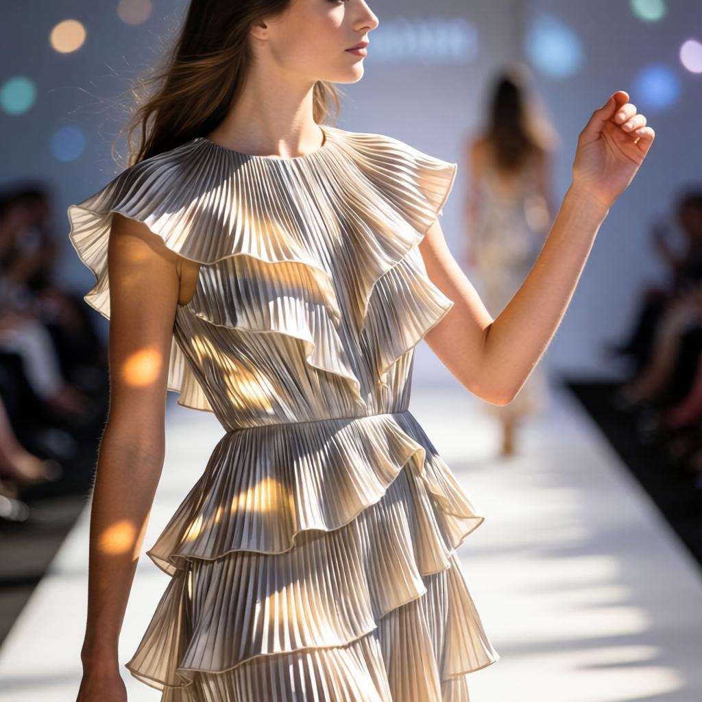 褶皱设计美学：服装中的艺术与创新探索第二张图