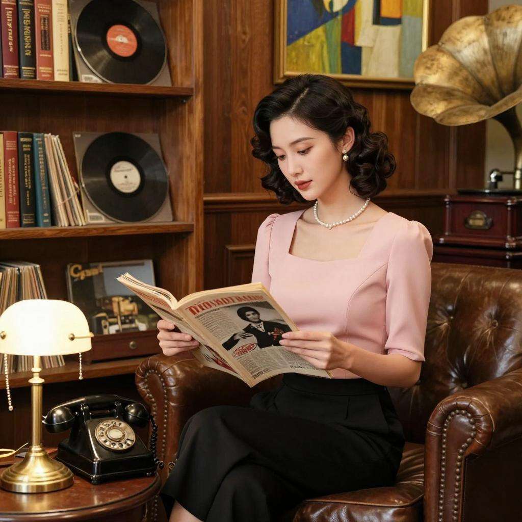 方领复古风格：穿出经典韵味的魅力密码第三张图