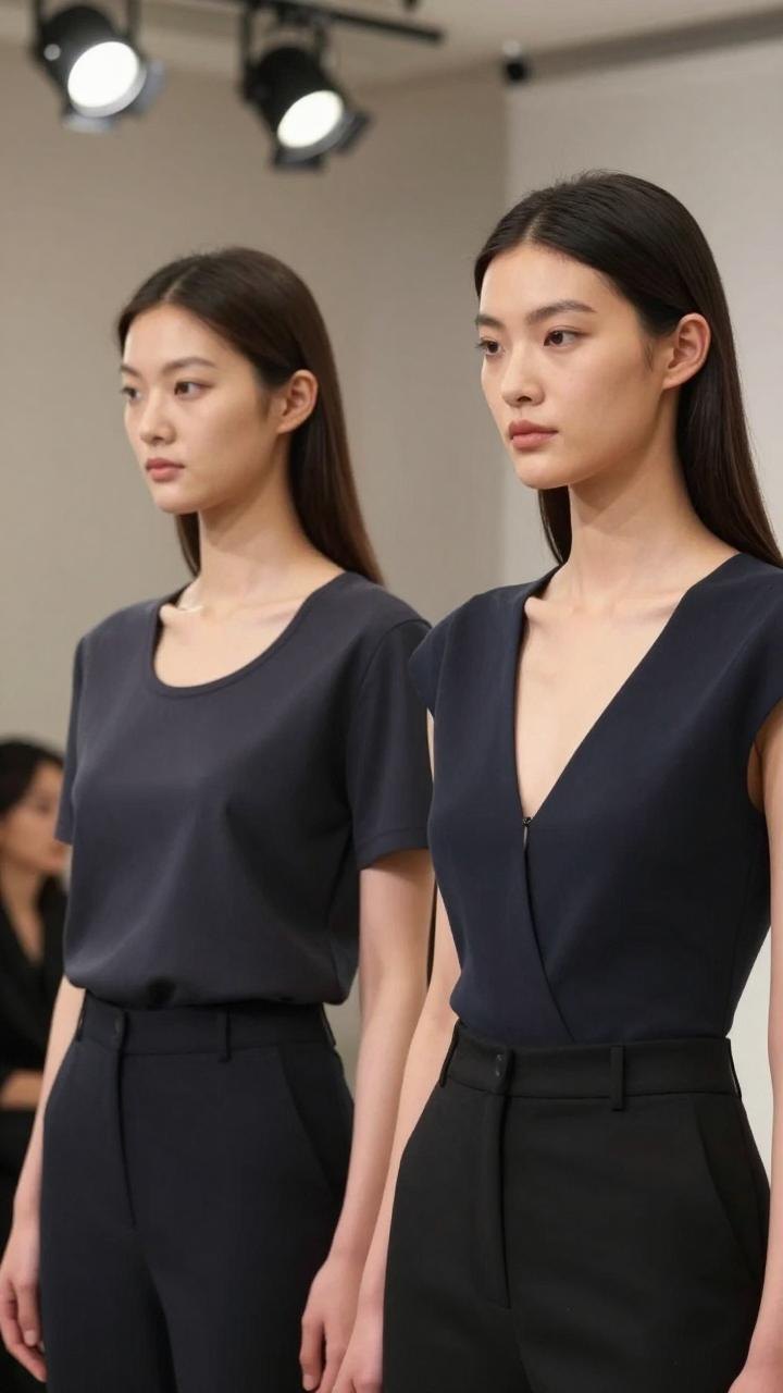 V领修饰脸型：穿出你的轮廓美学第一张图