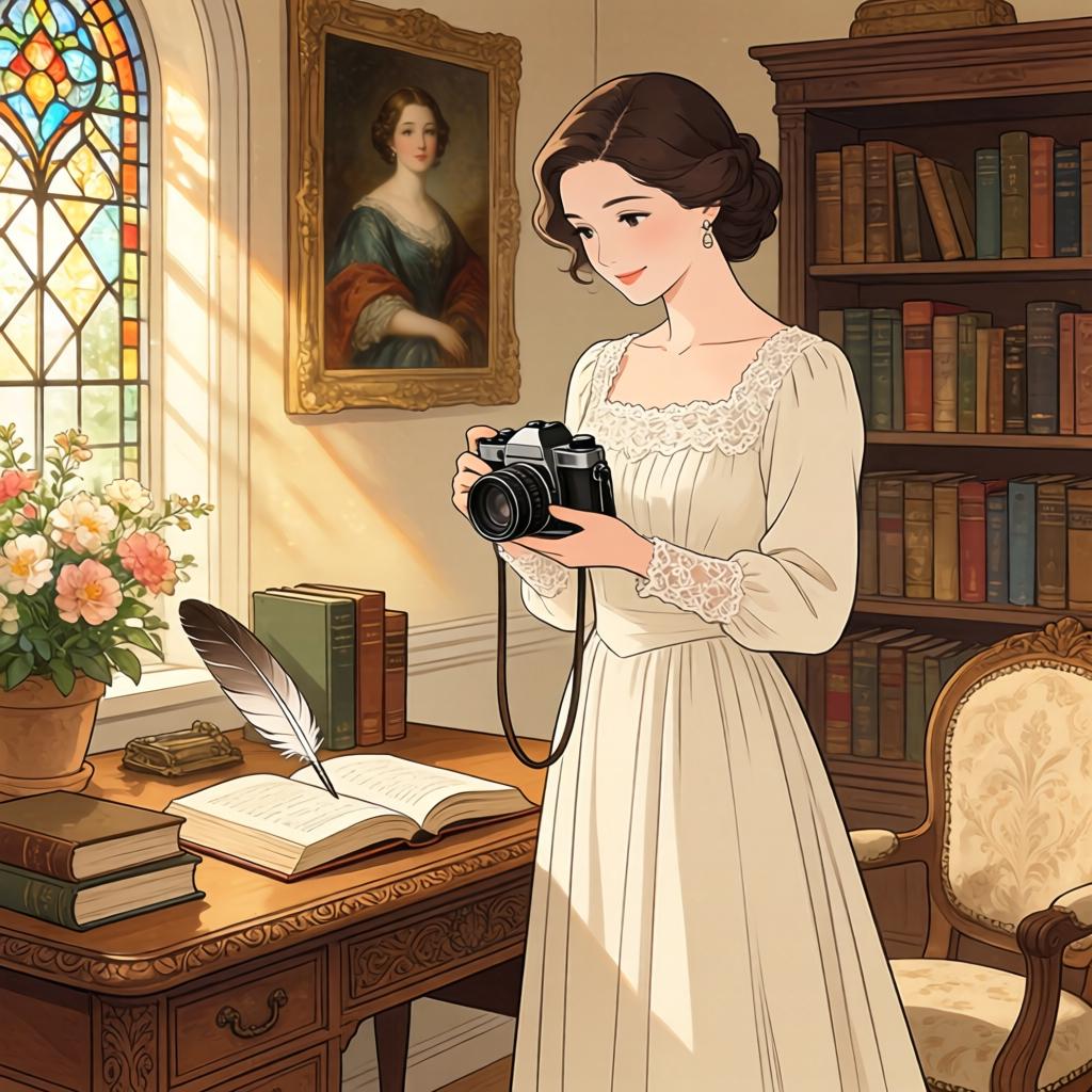 【方领复古风格：穿越时光的优雅密码】第一张图