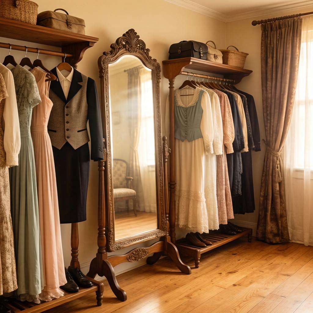 【方领复古风格：穿越时光的优雅密码】第三张图