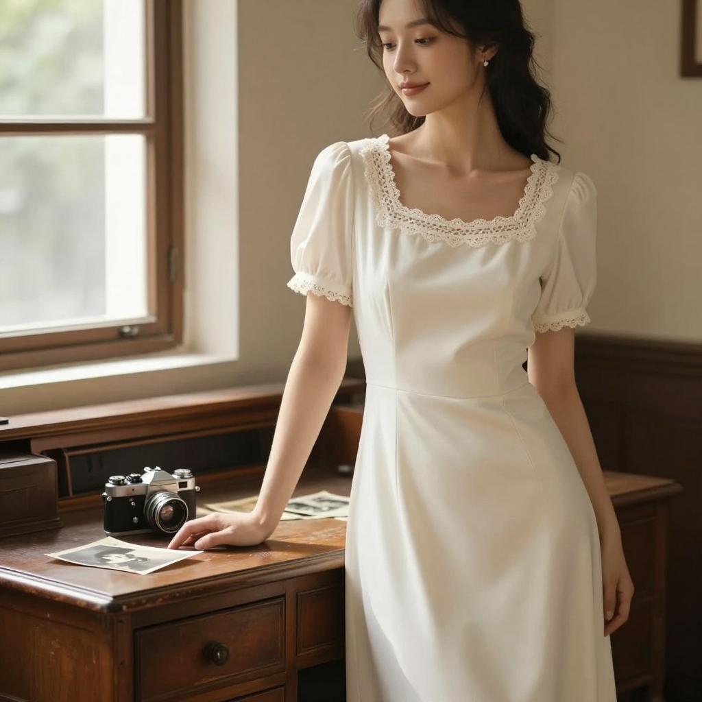 【方领复古风格揭秘：开启经典与创新的完美融合】第一张图