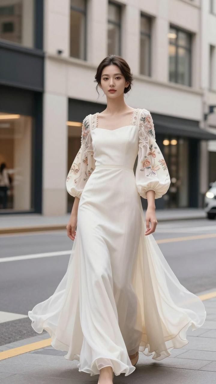 灯笼袖宫廷风：古典优雅的时尚新宠