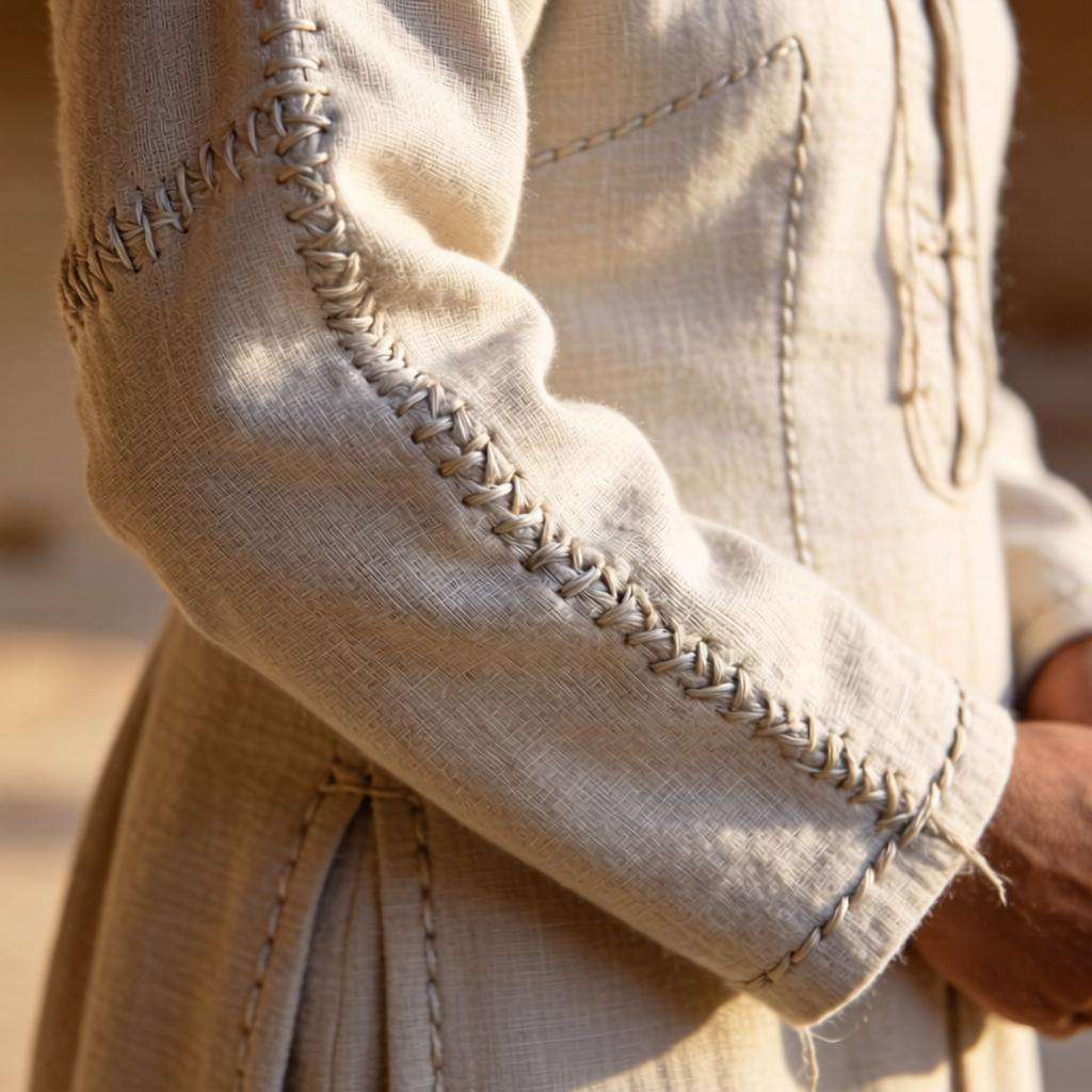 连袖传统剪裁揭秘：古朴工艺中的现代传承第三张图