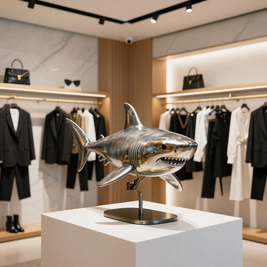 BALENCIAGA 推出 7 万美元 F1 鲨鱼雕塑 BALENCIAGA 推出 7 万美元 F1 鲨鱼雕塑第一张图