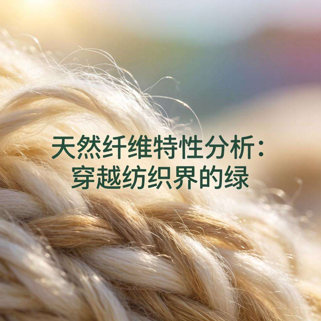 天然纤维特性分析:穿越纺织界的绿色奇迹 天然纤维特性分析:穿越纺织界的绿色奇迹第三张图