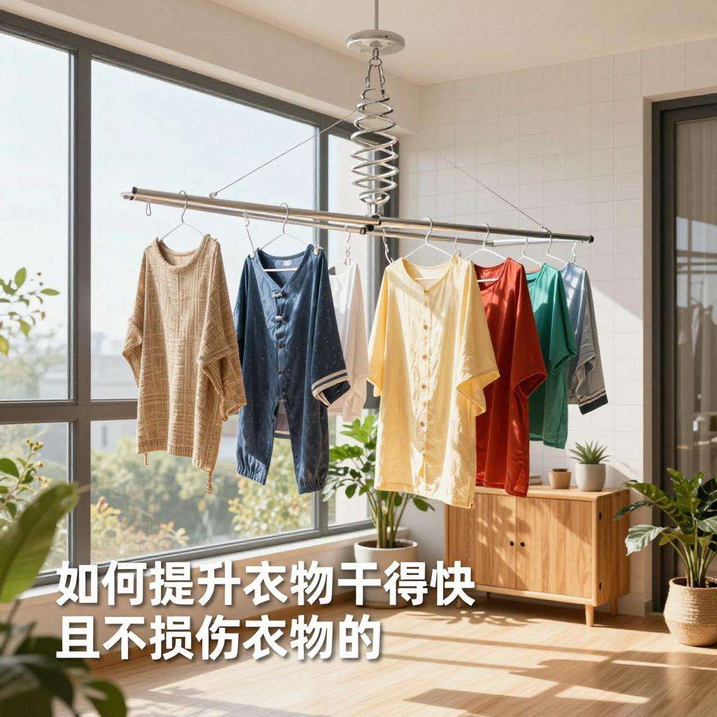 如何提升衣物干得快且不损伤衣物的晾干方法建议