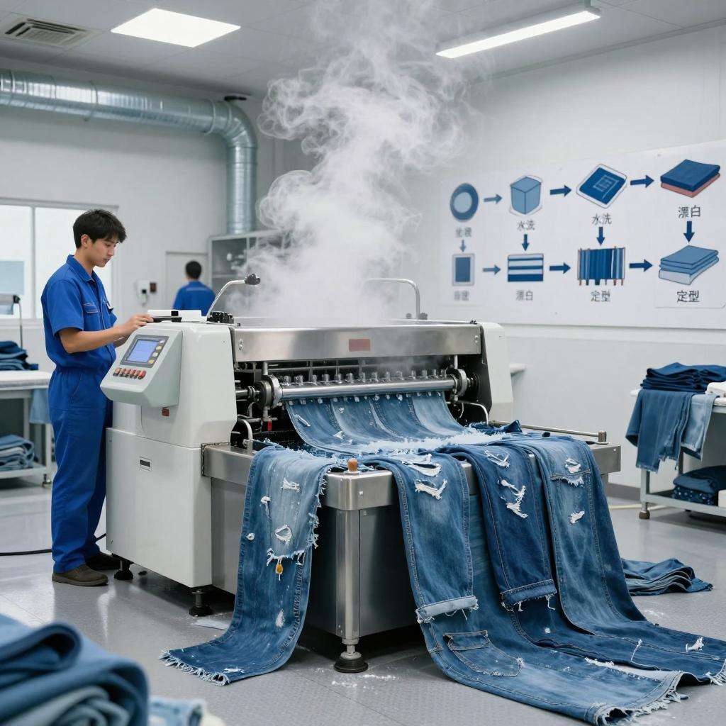 揭秘水洗做旧的奥秘：让旧衣焕发新生命第一张图