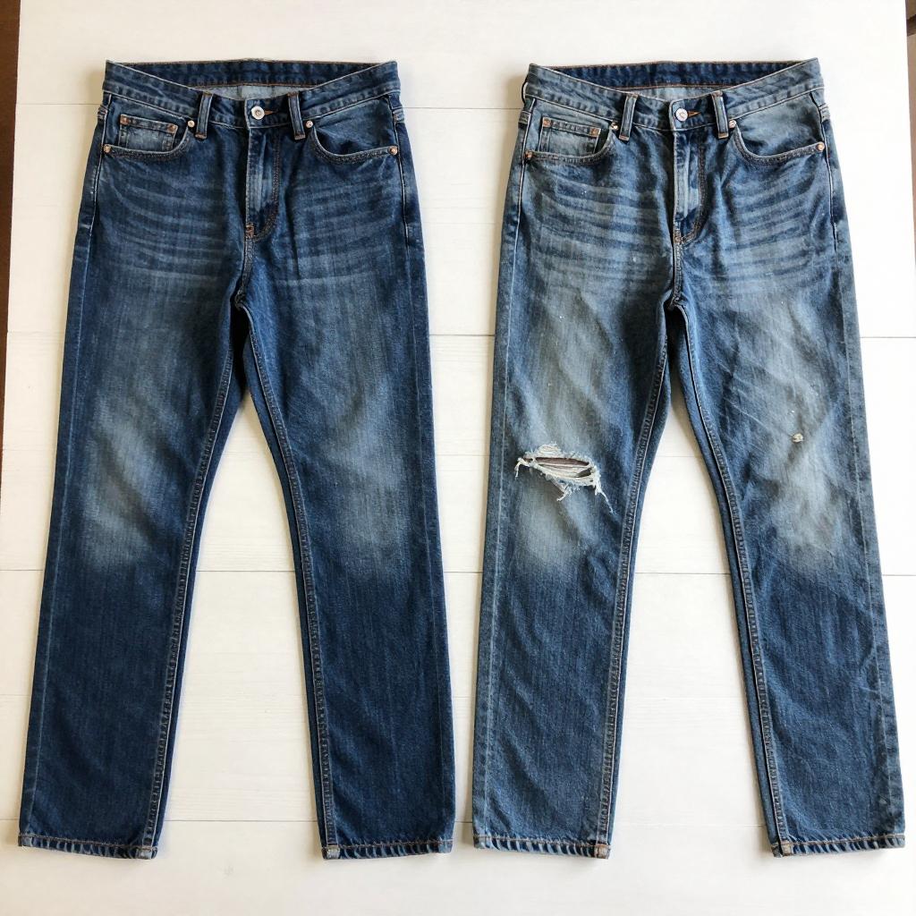 揭秘水洗做旧的奥秘：让旧衣焕发新生命第二张图