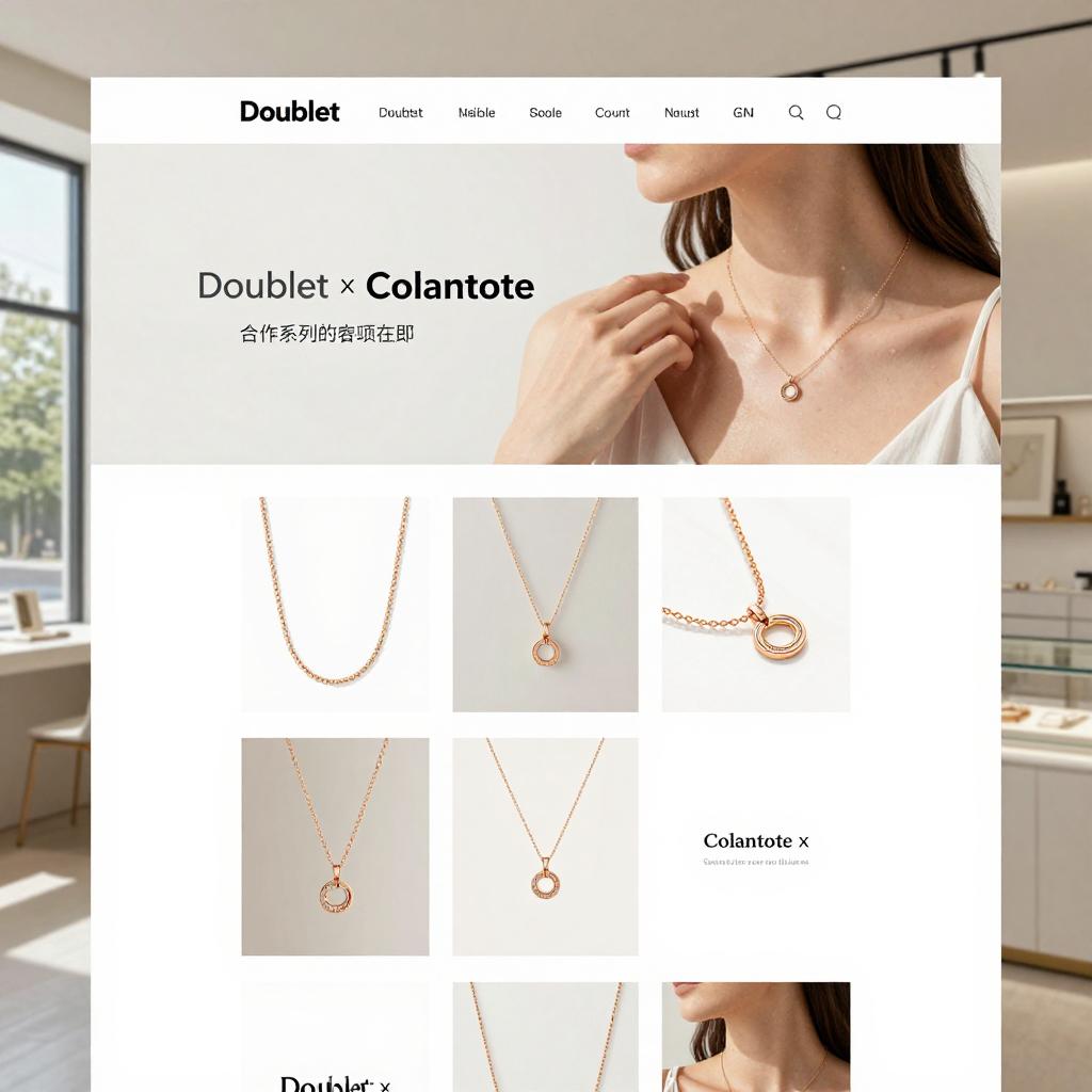 doublet x Colantotte 合作项链系列发售在即