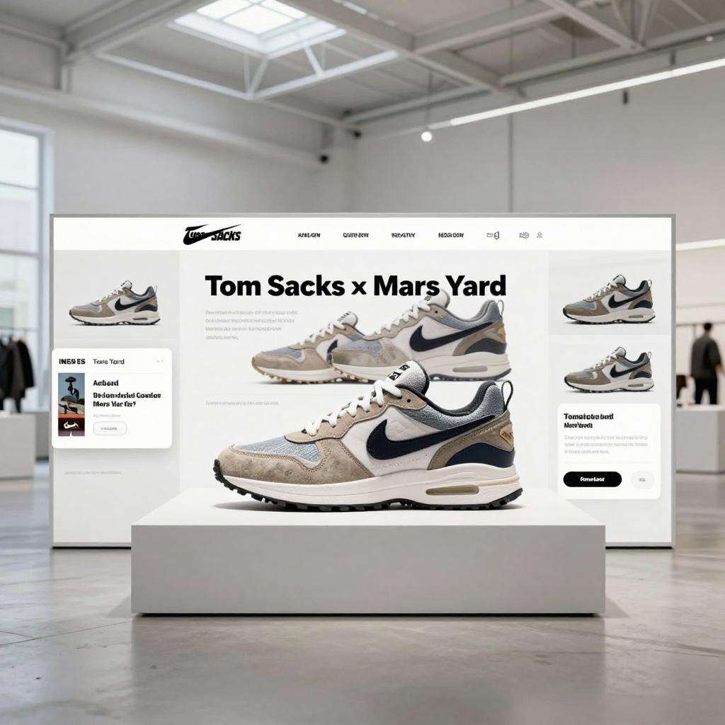 Tom Sachs x Nike Mars Yard 3.0 鞋款实物及发售信息曝光