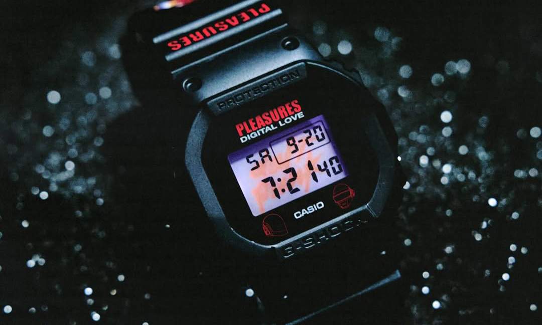PLEASURES x Daft Punk 携手 G-SHOCK 推出 DW5600 限量手表