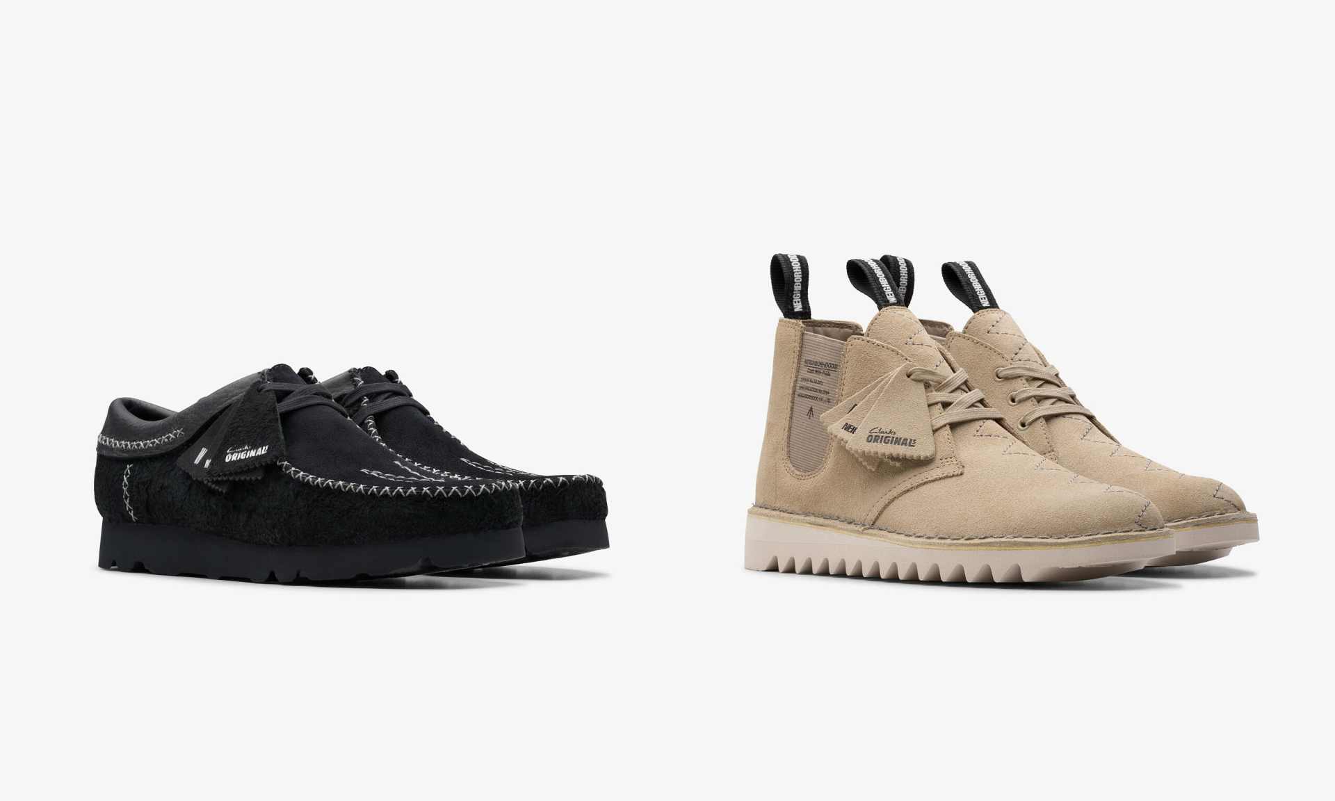 NEIGHBORHOOD®︎ x Clarks Originals 全新合作鞋款即将登场
