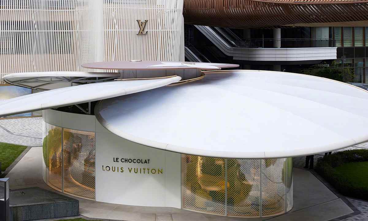 中国首家 LV 巧克力专卖店于上海开业