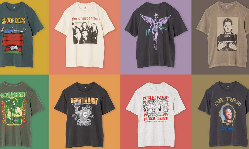 GAP 乐队 T 恤系列再出新品