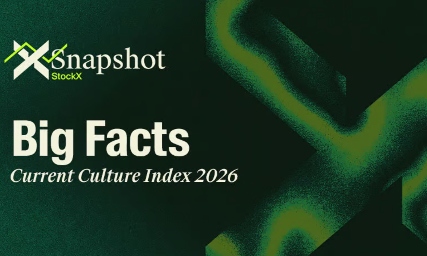StockX 发布《Big Facts: Current Culture Index 2026》趋势预测报告
