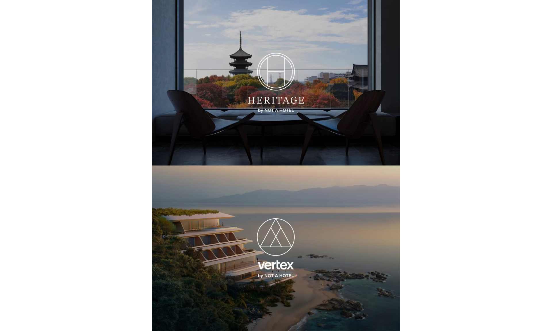 NOT A HOTEL 推出两大全新酒店品牌，正式进军公共酒店领域