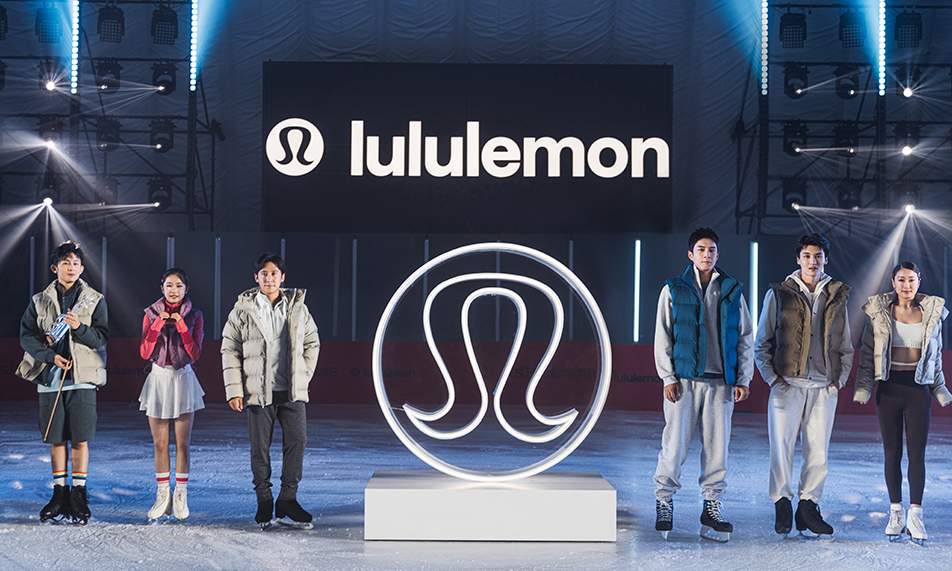 演员韩东君惊喜现身 lululemon 天猫超级品牌日，演绎冬日型格