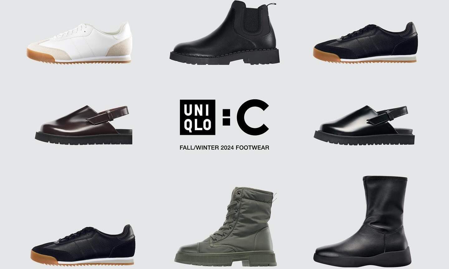UNIQLO : C 发布 2024 秋冬鞋履系列