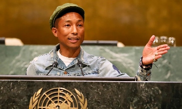 Pharrell Williams 被任命为联合国教科文组织亲善大使