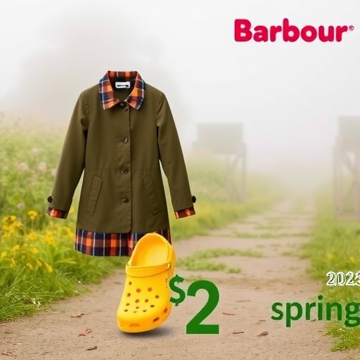 Barbour x Crocs 2025 春季合作系列释出