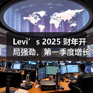 Levi’s 2025 财年开局强劲，第一季度增长 9%