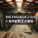 BALENCIAGA x Scholl 合作鞋款正式登场