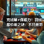 充绒量≠保暖力!羽绒服价差之谜:不只是羽绒,更是价值的选择(图3) 充绒量≠保暖力!羽绒服价差之谜:不只是羽绒,更是价值的选择(图3)